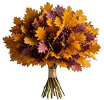 Autuman Palete Oak Leaves Bouquet