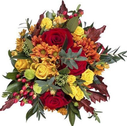 Autumn Improvisation Bouquet - Flowers Box London