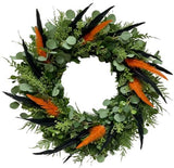Autumn Twilight Feather Wreath