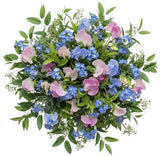 Azure Dream Bouquet of Sweet Pea and Forget Me Not