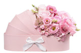 Baby Girl Flowers in Cradle Box - Flowers Box London