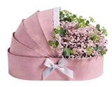 Baby Girl Gypsophila Cradle Box - Flowers Box London