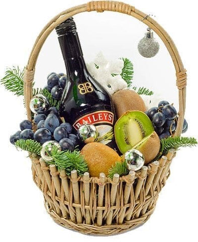 Bailays and Fruits Holiday Hamper - Flowers Box London