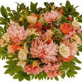 Beautiful Peach Bouquet with Dahlia