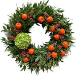 Berry Lantern Garden Song Door Wreath