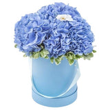 Bird on Blue Flower Box