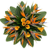 Birds of Paradise and Calla Lily Flowers Bouquet