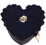 Black Gold Loving You Box - Flowers Box London