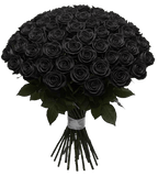 Black Roses Bouquet - Flowers Box London