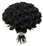 Black Roses Bouquet - Flowers Box London