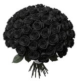 Black Roses Bouquet - Flowers Box London