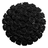 Black Roses Bouquet - Flowers Box London