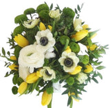 Blooms in Green Bouquet - Flowers Box London