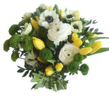 Blooms in Green Bouquet - Flowers Box London