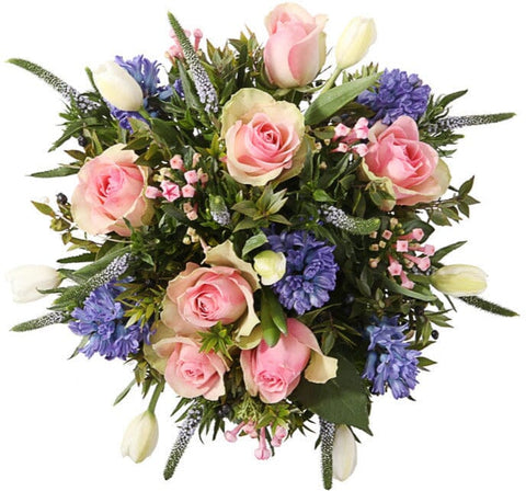 Blue and Pink Lovely Bouquet