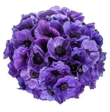 Blue Anemone Bouquet - Flowers Box London