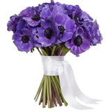 Blue Anemone Bouquet - Flowers Box London