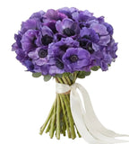 Blue Anemone Bouquet - Flowers Box London