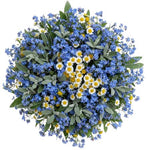 Blue Bouquet with Hint of Yellow