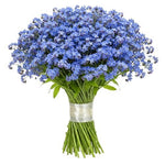 Blue Forget Me Not Bouquet - Flowers Box London