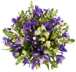 Blue Iris with Snapdragons Bouquet