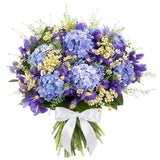 Blue Land Bouquet - Flowers Box London