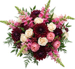 Blush & Burgundy Romance Bouquet
