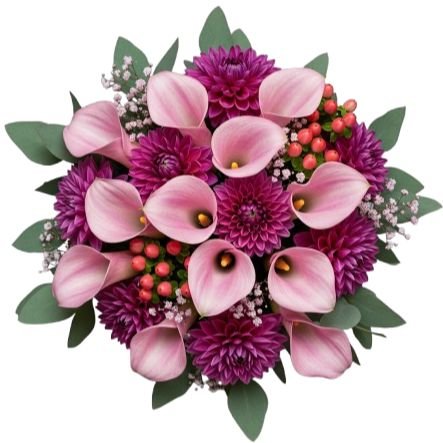 Blush Harmony Floral Bouquet - Flowers Box London