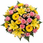Blushing Sunshine Bouquet