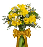Bouquet Daffodils and White Tanacetum - Flowers Box London