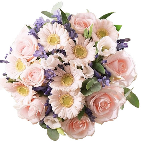 Bouquet Gorgeous Pastel Blooms - Flowers Box London