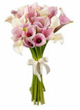 Bouquet Light Pink and White Calla Lily - Flowers Box London