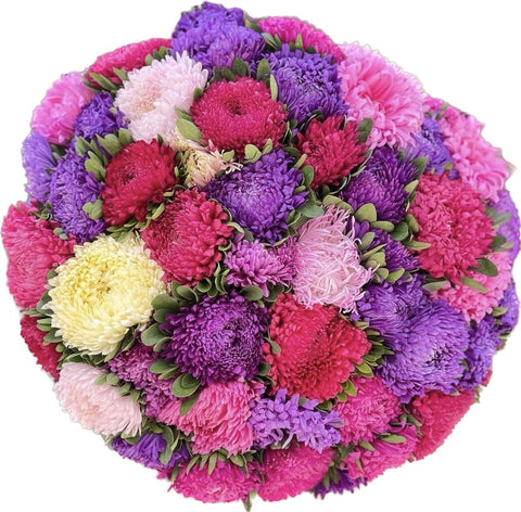 Bouquet of Bright Aster Bouquet - Flowers Box London