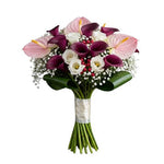 Bouquet of Calla Lily with Anthurium and Lisianthus