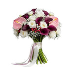 Bouquet of Calla Lily with Anthurium and Lisianthus
