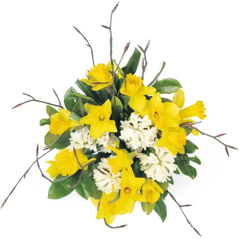 Bouquet of Daffodils and Hyacinth - Flowers Box London