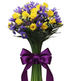 Bouquet of Daffodils and Iris - Flowers Box London