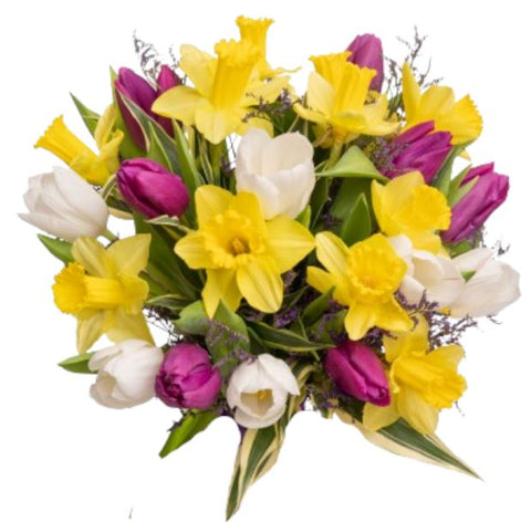 Bouquet of Daffodils and Tulips - Flowers Box London