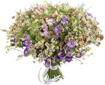 Bouquet of Daisy Tanacetum with Duo Lisianthus