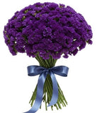 Bouquet of Deep Purple Limonium - Flowers Box London