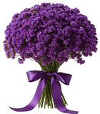 Bouquet of Deep Purple Limonium - Flowers Box London