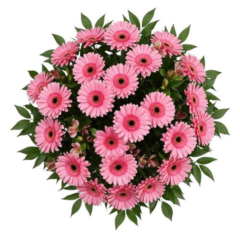 Bouquet of Gerbera and Pink Alstroemeria