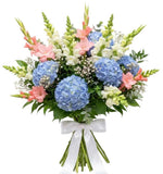 Bouquet of Hydrangea with Snapdragon and Gladioli - Flowers Box London
