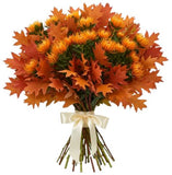 Bouquet of Leucospermum with Oak Leaves