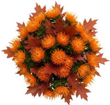 Bouquet of Leucospermum with Oak Leaves