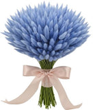 Bouquet of Light Blue Lagurus - Flowers Box London