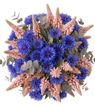 Bouquet of Lupinus and Blue Cornflowers - Flowers Box London