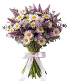 Bouquet of Lupinus and Daisy Leucanthemum - Flowers Box London