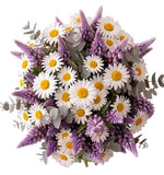 Bouquet of Lupinus and Daisy Leucanthemum - Flowers Box London