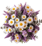 Bouquet of Lupinus and Daisy Leucanthemum - Flowers Box London